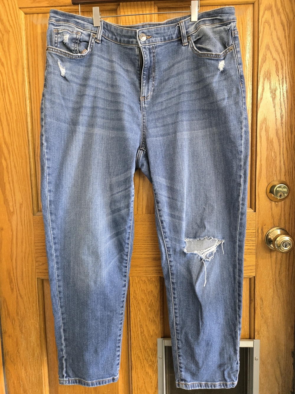 Joe Fresh Women’s Blue Distressed Jeans